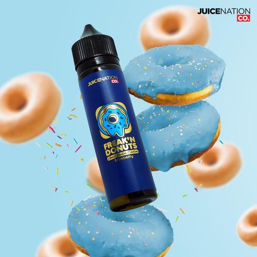 Foto Produk Freakin Donut Blueberry Gold Batch ber-PITA CUKAI 60ml 3mg dari TOM Vapor