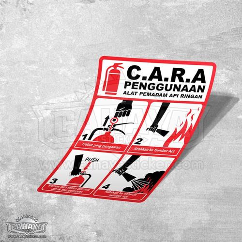 Jual Sticker Cara Penggunaan Alat Pemadam Api - Kota Tangerang Selatan ...