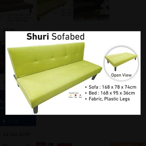 Foto Produk Sofa Bed Shuri 2 in 1 dari metha colektion