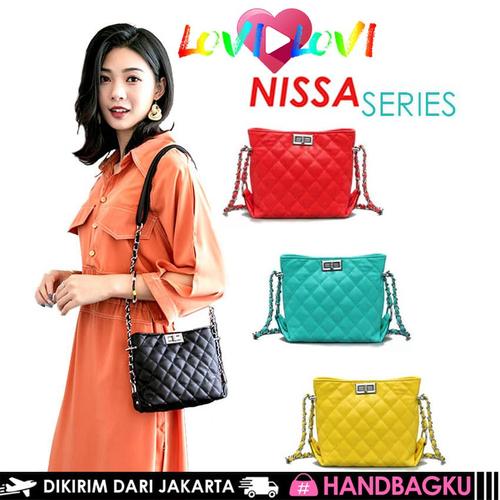 Foto Produk TAS NISSA FASHION SELEMPANG WANITA IMPORT BATAM MURAH RANGSEL BACKPACK dari handbagku