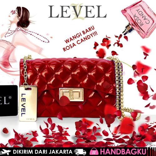 Foto Produk TAS JELLY GLOSSY MINI CLASSIC FASHION WANITA BATAM IMPORT BARU MURAH dari handbagku