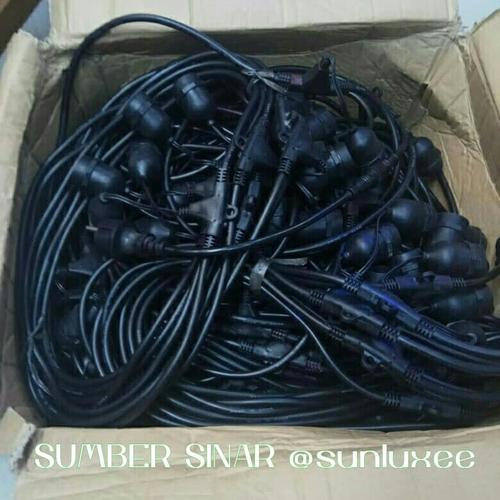 Jual kabel fitting gantung 100 meter 100 fitting outdoor - Jakarta ...