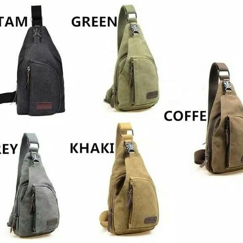 Foto Produk Tas selempang tas slempang pria sling bag kanvas dari Toko Dana