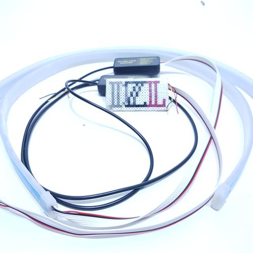 Foto Produk LED SLIM ALIS DRL FLEKSIBEL WATERPROOF 60CM 2 WARNA RUNNING 60 CM - Merah dari DZL-Led