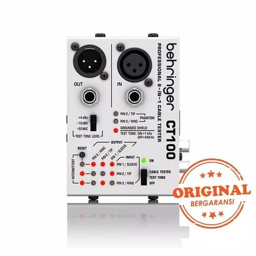 Jual BEHRINGER CT100 CABLE TESTER Jakarta Barat First Audio Pro