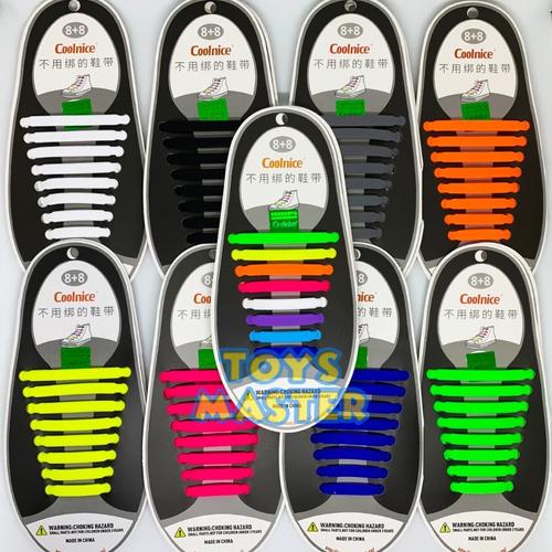 Jual Premium Tali Sepatu Silikon / Tali Sepatu Karet / Shoelace