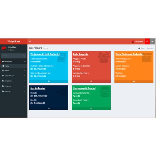 Jual Aplikasi Koperasi Simpan Pinjam Web Base Kab Karawang Webplikasi Tokopedia