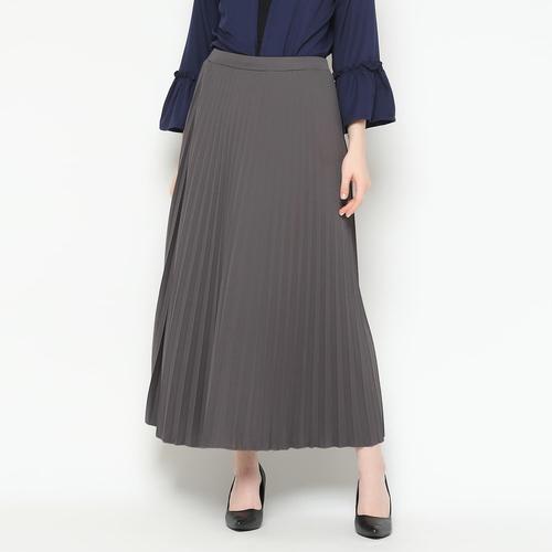 Foto Produk Eiza by duapola Plisket Aline Maxi Skirt 7176 - Grey dari Eiza