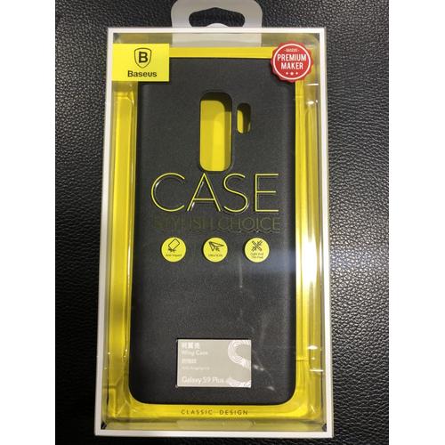Foto Produk CASING SAMSUNG GALAXY S9 PLUS BASEUS WING CASE BLACK ANTI FINGERPRINT dari BANDAR AKSESORIS