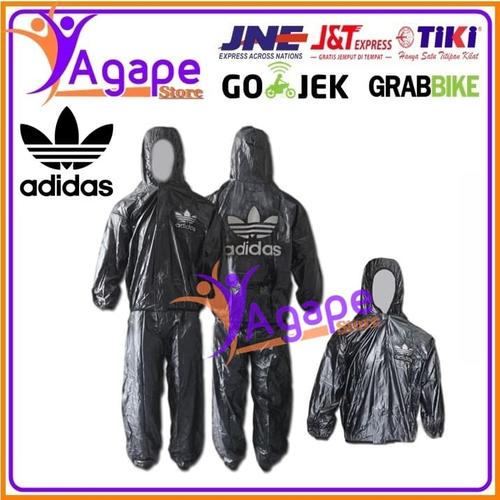 Foto Produk Jas Hujan Adidas Transparant Sauna All Size Dewasa - Hitam dari agape online store
