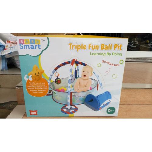 Jual Play Gym Bebe Smart Triple Fun Ball Pit Matras Bayi Bermain Bola Jakarta Pusat Strollermurah Tokopedia