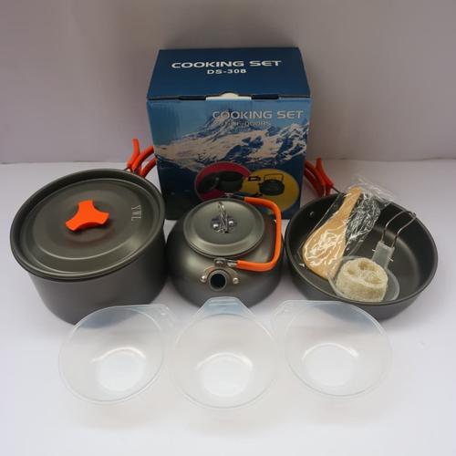 Foto Produk paket cooking set ds 308 plus teko dari dpeakoutdoor