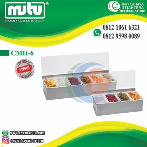 Jual Mutu Condiment Holder 6 Compartment Stainless Steel Hotel Mutu CMH