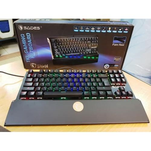 Gambar Sades Shield - RGB Mechanical Gaming Keyboard TKL dari thelma tech Jakarta Pusat Tokopedia