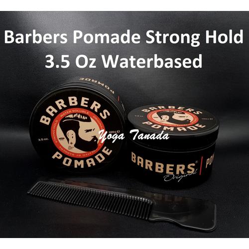 Foto Produk Barbers Pomade Strong Hold Waterbased 100 Gram (FREE SISIR SAKU) dari Yoga Tanada