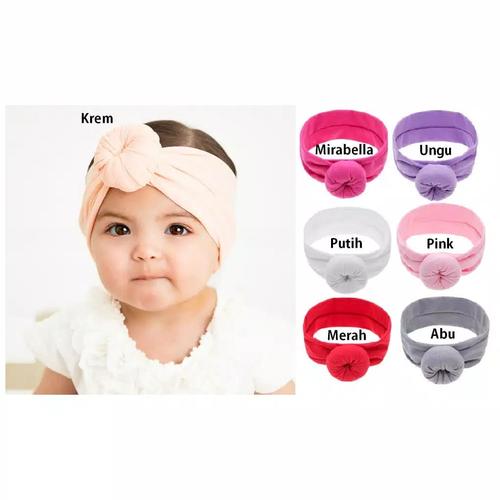 Foto Produk Bandana Bayi / Headband Bayi / Bando Bayi - Krem dari M&K ( Mom & Kids)