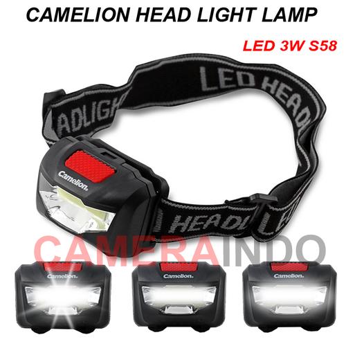 Foto Produk Head Lamp Camelion LED 3W S58 lampu senter kepala dari SMN Official