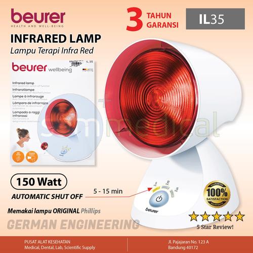 Gambar BEURER IL-35 Philips INFRAPHIL Lampu Infra Red + Timer dari SAM Medical Kota Bandung Tokopedia