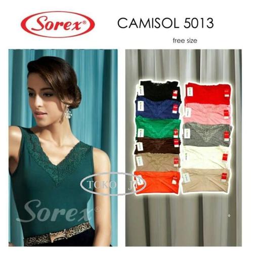 Foto Produk Tank top/ camisol Vneck Renda Sorex 5013 dari Toko JT