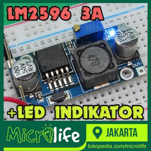 Foto Produk LM2596 Adjustable DC-DC Step Down Module dari MicroLife