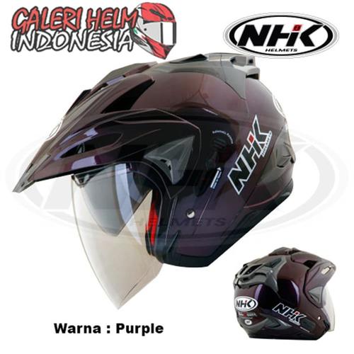 Jual Helm NHK Godzilla Purple Solid 