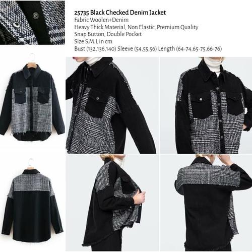 woolen denim jacket
