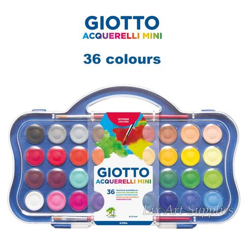 Mont Marte Acquerelli Metallizzati – 36 Acquerelli – Pennello incluso – Set Compatto – Ideale per Pittura ad Acquerello – Per Principianti e Artisti