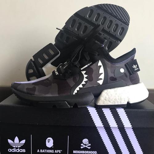 Footwear Adidas Superstar Bape X Neighborhood Adidas Nmd Bape