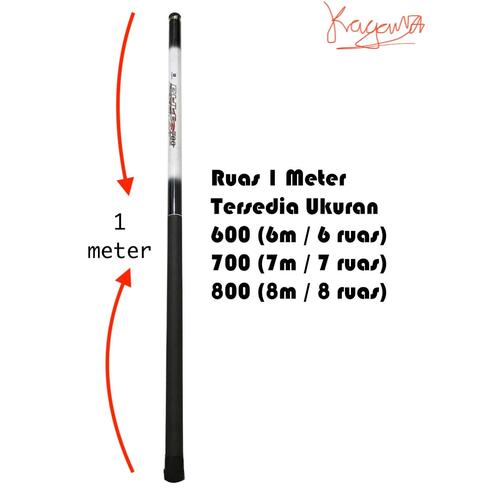 Foto Produk Joran Tegek Ruas Semeter Panjang 8m dari Tokonona