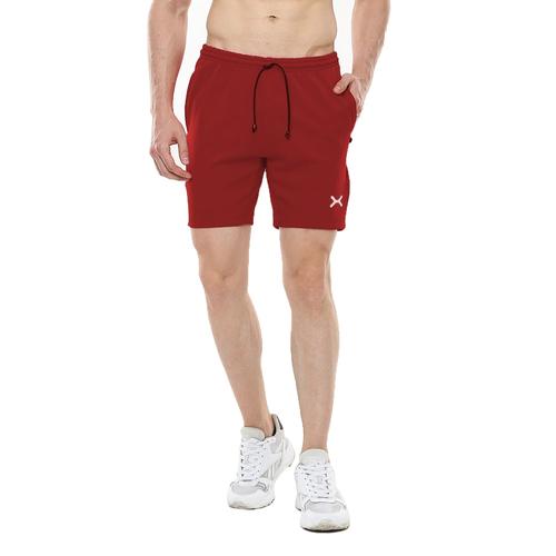 Foto Produk FLEXZONE Celana Pendek - Maroon - for Gym Running Jogging FCS-001MG - S dari FLEXZONE