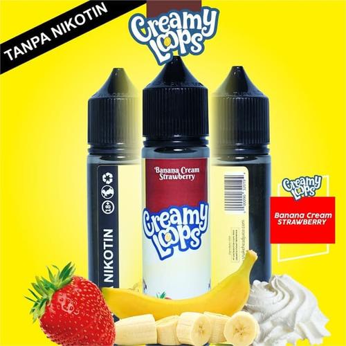 Foto Produk Liquid Creamy Loops Banana Cream Strawberry 60ml - Banana Cream dari Stecel_shop