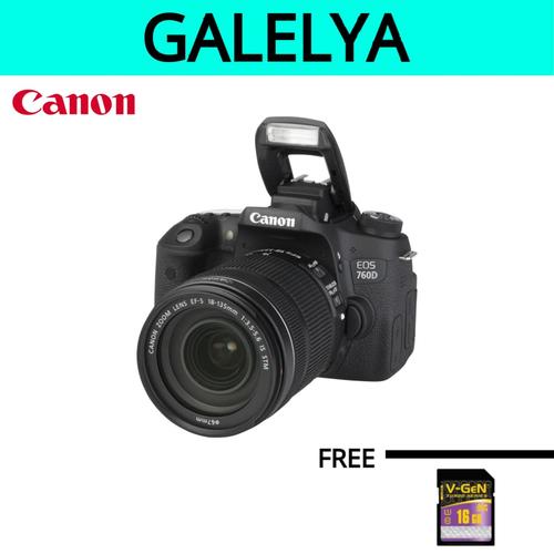 Foto Produk KAMERA CANON EOS 760D KIT 18-135 dari galelya