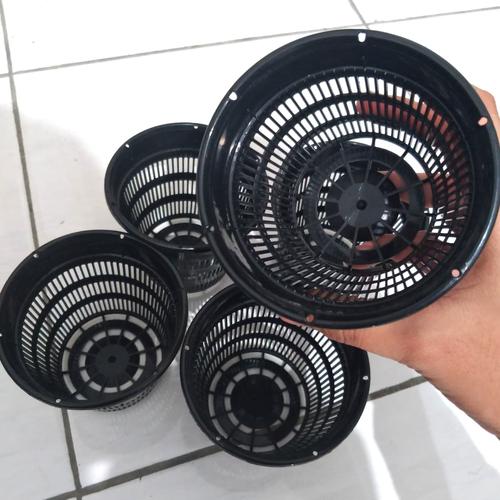 Foto Produk Size 11cm Netpot Meshpot Pot Jaring Anggek Kaktus Sukulen Hidroponik dari Biji Benih