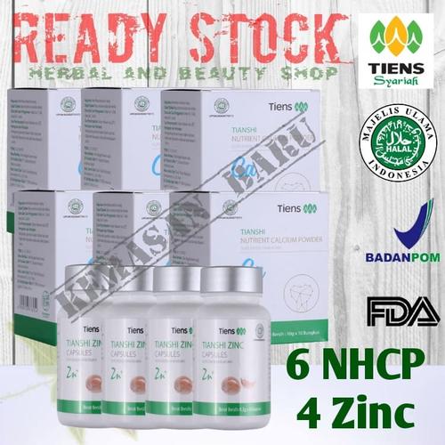 Gambar Paket Peninggi Herbal (6 NHCP + 4 Zinc) Peninggi Badan TIENS (30Hari) dari Herbal and Beauty Shop Jakarta Barat Tokopedia