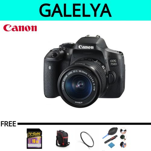 Foto Produk CANON EOS 750D Kit 18-55mm IS STM / EOS 750 D / EOS 750D / 750D dari galelya