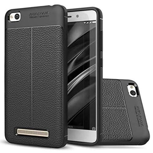 Foto Produk SLIM LEATHER CASE AUTOFOCUS ORIGINAL FOR XIAOMI REDMI 4A BLACK ONLY dari BenuaCell