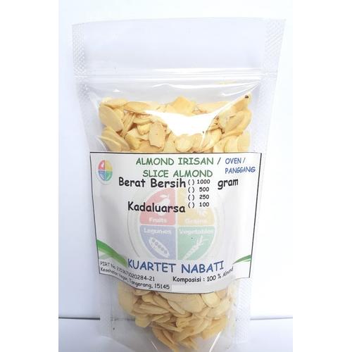 Foto Produk Almond Slice - Irisan - Oven - Pangggang - Matang - Rasa Original 100G dari Kesehatan Vegan