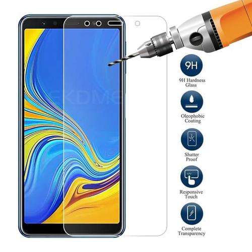 Foto Produk Tempered Glass 2.5D Samsung A7 2018 Anti Gores Screen Guard - Bening dari factory acc