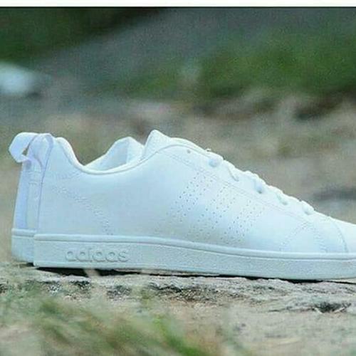 adidas neo advantage triple white