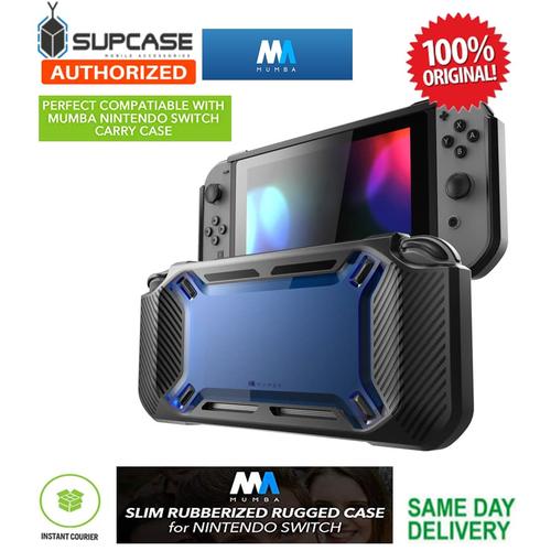 Foto Produk Nintendo Switch Case Mumba SlimFit Rugged Protective - Blue dari Spigen Indonesia