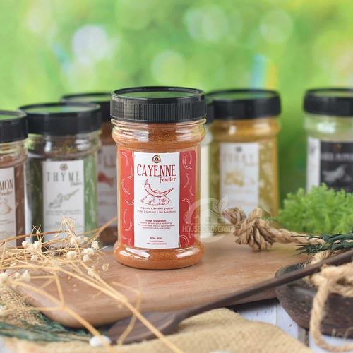 Foto Produk Natural Cayenne Pepper Powder ( Bubuk Cabai ) 60 Gr dari House Of Organix
