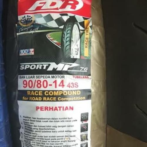 Foto Produk Ban FDR 90/80-14 MP76 Racing Soft Compound dari Toko-JayaSelalu