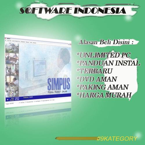 Jual Software Aplikasi Software Simpus Sistem Informasi Manajemen Puskesmas Jakarta Barat Semua Program Full Tokopedia