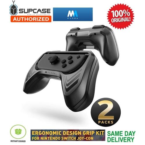 Foto Produk Nintendo Switch Case Mumba Joy Con Handle Grip Kit Holder 2 Pack dari TwinF Shop