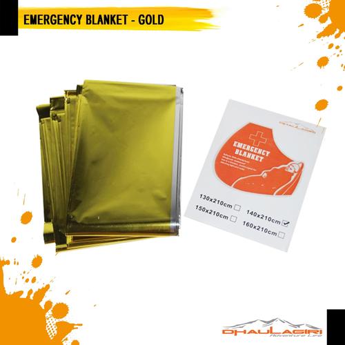 Gambar Dhaulagiri EMERGENCY BLANKET GOLD dari Dhaulagiri official Jakarta Utara Tokopedia