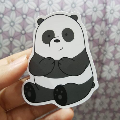 Jual Sticker Decal Waterproof We Bare Bears PANDA WP105 (Koper Laptop ...