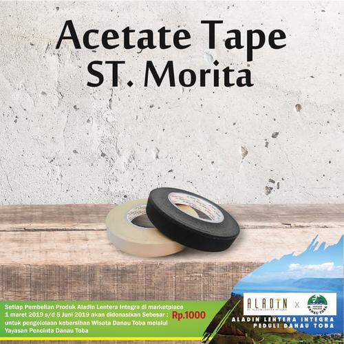 Gambar ST. MORITA - Acetate Tape 24 mm - Black dari ALADIN LENTERA INTEGRA Jakarta Timur Tokopedia