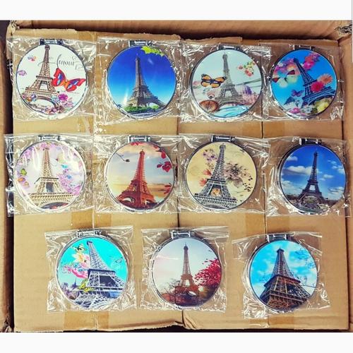 Foto Produk Sovenir Pernikahan Kaca Cermin Lipat Motif Paris Souvenir Mirror Eifel dari Grosir Souvenir Unik