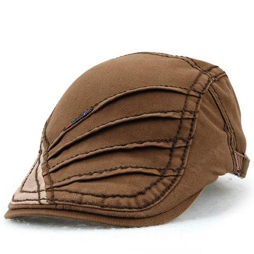 Jual Unisex Cotton Stripe Beret Hat 