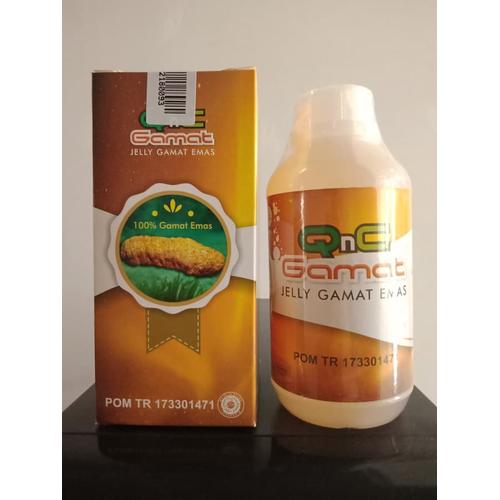 Gambar QnC Jeli Gamat Emas Original - GnC Jely Jelly Jelli Bukan Gold G Luxor dari Dijeksi Herbal Kota Bandung Tokopedia